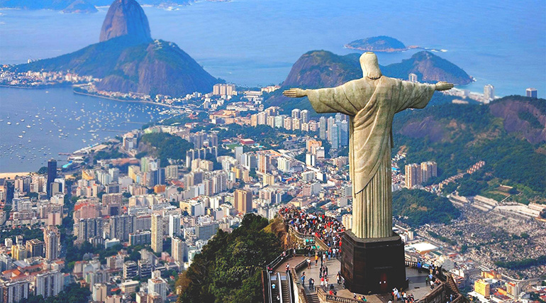 Image of the Christ the Redeemer Statue in Rio. 